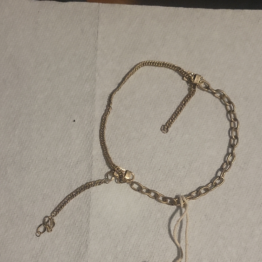 Universal Thread Gold-Tone Mixed Chain Bracelet